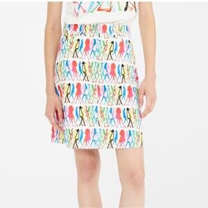 Max Mara Weekend Flutterflies By Donald 2021 Women's Size 2 Collection Skirt